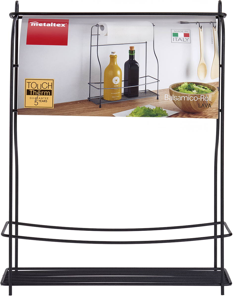 Balsamico-Roll fűszer és papírtörlő tartó