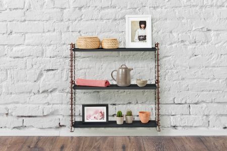 Metaltex Fekete-Bronz polc